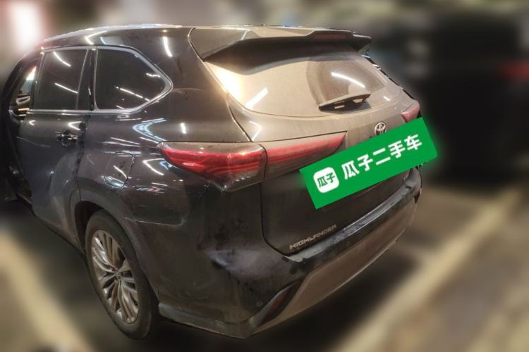 Used Toyota Highlander 2023 2.5L Smart Electric Hybrid Dual-Engine 4x4 Knight Edition 7 Seats Rear Left 45 Deg