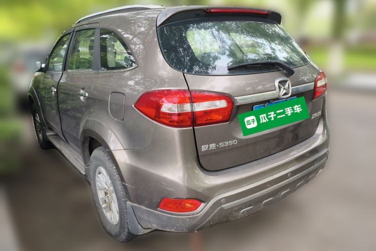 Used JMC Yusheng S350 2014 2.4T Automatic 2WD Diesel Luxury Version with Sunroof 5 Seats Rear Left 45 Deg