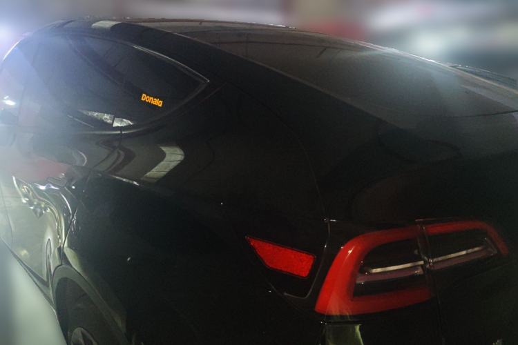 Used Tesla Model Y 2021 Standard Range Rear-Wheel Drive Version Rear Left 45 Deg