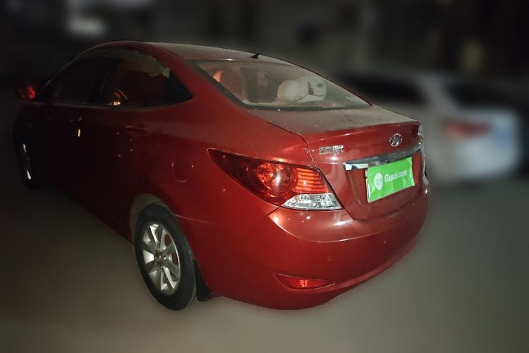 Used Hyundai Verna (older generation) 2010 Sedan 1.4L Manual Comfort GS Rear Left 45 Deg