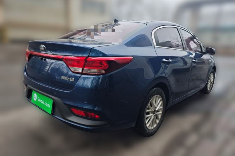 Used Kia K2 2017 Sedan 1.4L Manual Transmission GLS Rear Right 45 Deg