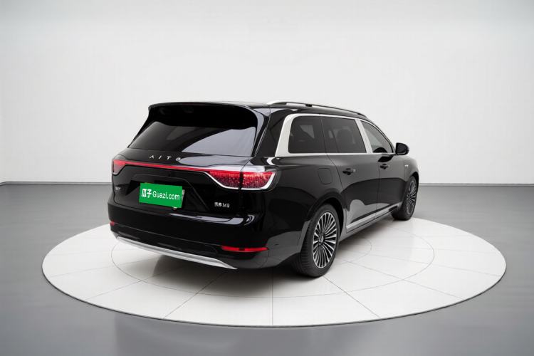 Used Hima AITO M9 2025 Extended-Range Ultra Version 52 kWh 6-Seater Rear Right 45 Deg