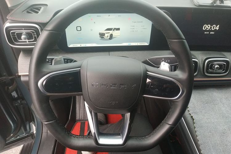 Used Chery Tiggo 9 2023 2.0T Dual-Clutch Two-Wheel Drive Luxury Edition 5 Seats Steering Wheel