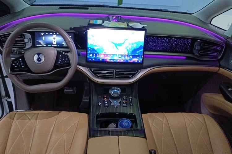 Used Denza D9 2024 DM-i 980 Four-Wheel Drive Prestige Model Center Console