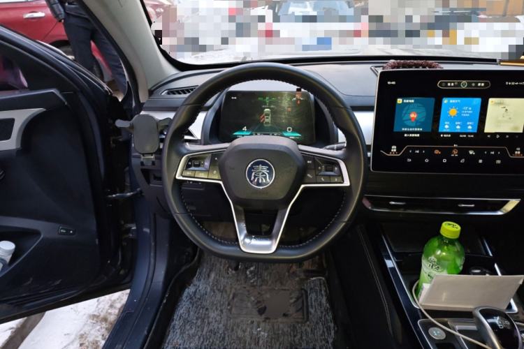 Used BYD Qin Pro New Energy 2019 DM Super Edition 1.5TI Automatic Smart Connect Speedy Model China VI Standard Steering Wheel