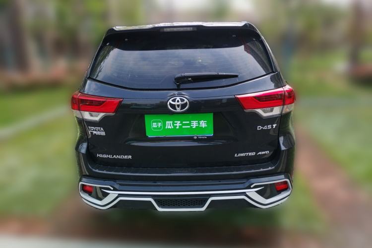 Used Toyota Highlander 2018 2.0T Four-Wheel Drive Ultimate Edition 7-Seater Emission Standard China V Rear