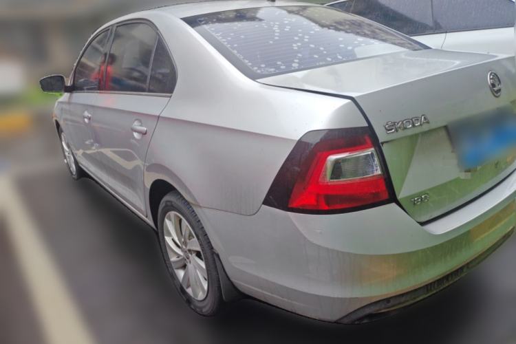 Used Skoda Rapid 2018 1.6L Manual Comfort Edition Rear Left 45 Deg