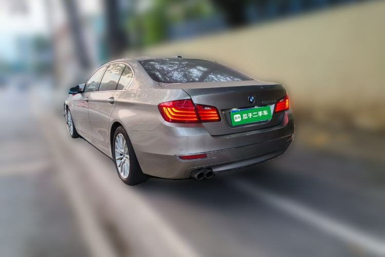 Used BMW 5 Series 2014 525Li Luxury Design Package Rear Left 45 Deg