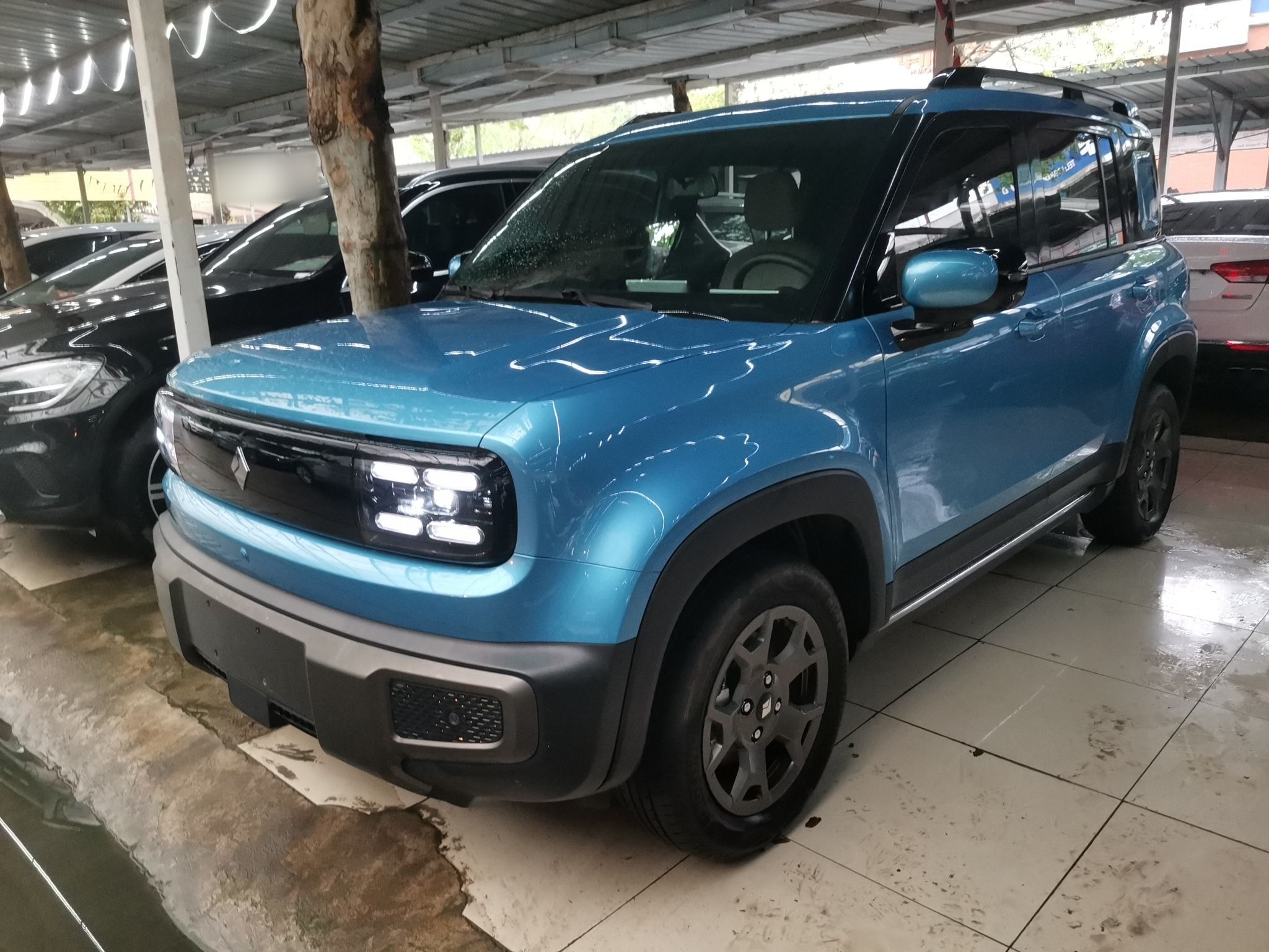 تحت مقدمة السيارة