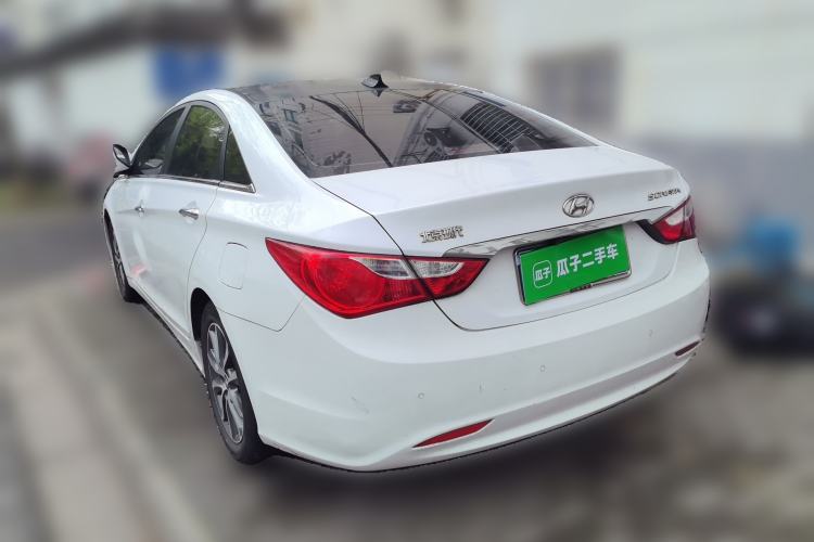 Used Hyundai Sonata 2013 2.0L Automatic Luxury Edition Rear Left 45 Deg