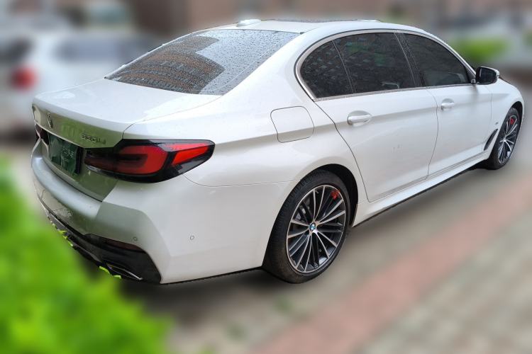 Used BMW 5 Series 2023 530Li Leading Model M Sport Package Rear Right 45 Deg
