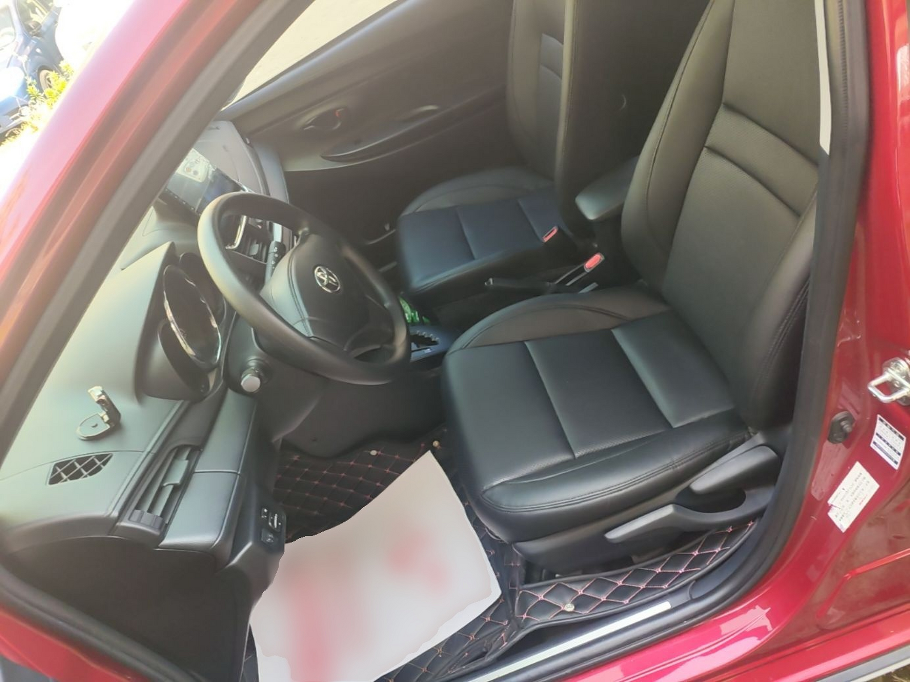 Avant de la voiture