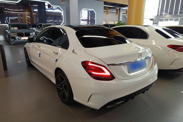 Used Mercedes-Benz C-Class 2021 C 260 L Sport Edition Star Collection Rear Left 45 Deg