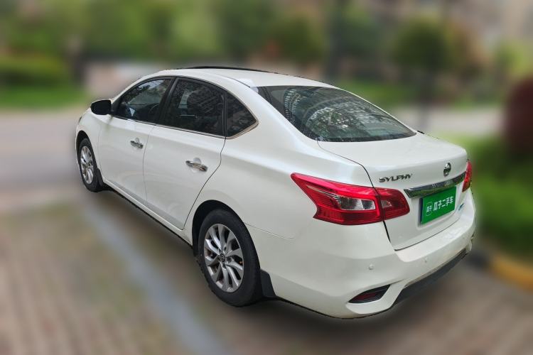 Used Nissan Sylphy 2019 1.6XV CVT Smart Connect Luxury Edition China V Standard Rear Left 45 Deg