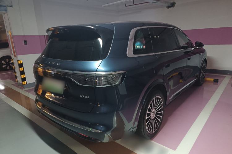 Used Hima AITO M8 2025 Extended-Range Ultra Version 53.4 kWh 5-Seater Edition Rear Right 45 Deg