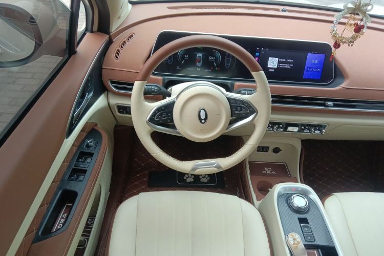 Used ORA Good Cat 2022 Morandi Edition 400km Standard Range Two-Week Young Enjoyment Version Lithium Iron Phosphate