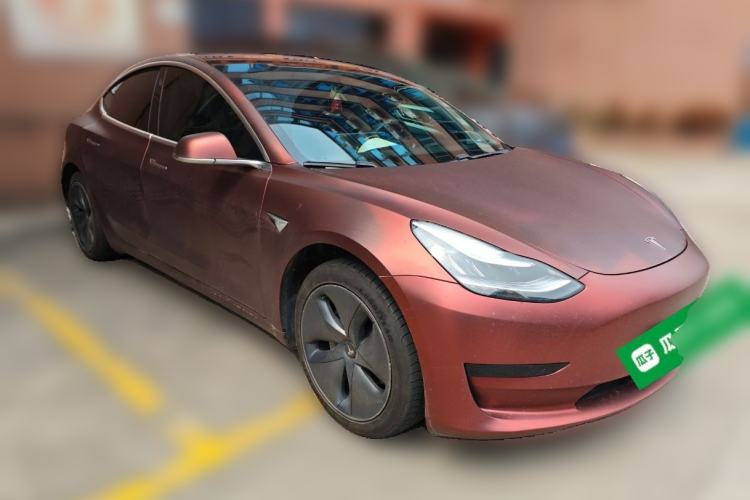 Used Tesla Model 3 2020 Standard Range Rear-Wheel Drive Upgraded Version Front Right 45 Deg