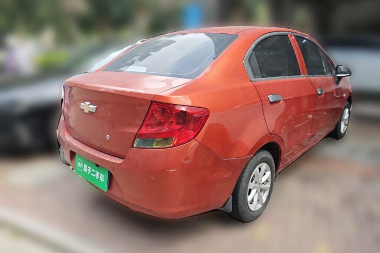 Used Chevrolet Sail 2013 Sedan 1.2L Manual Fashion Edition Rear Right 45 Deg