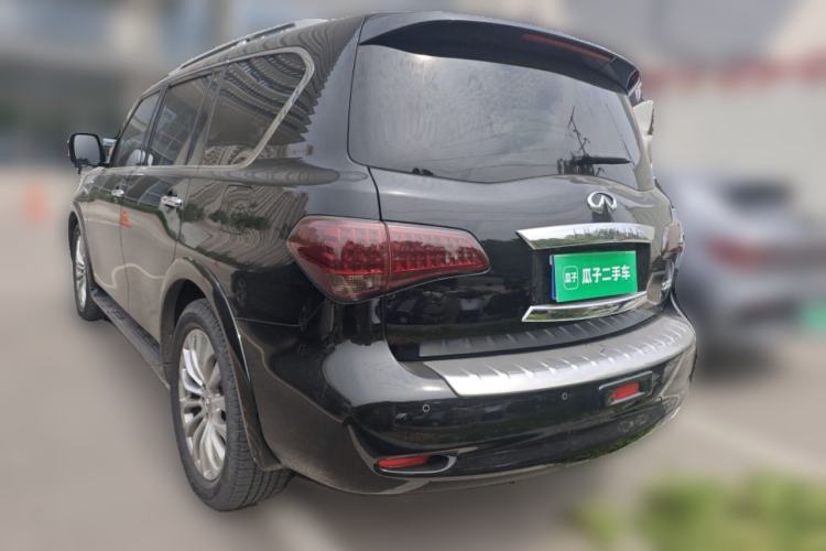 Used Infiniti QX80 2016 5.6L 4WD Rear Left 45 Deg