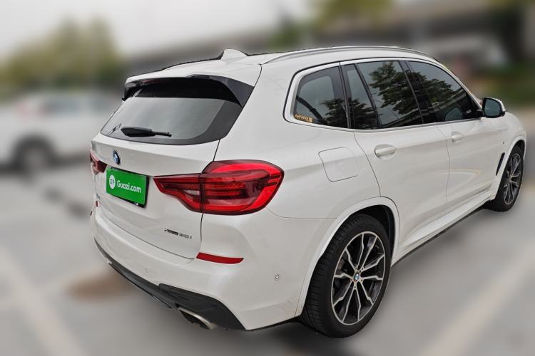 Used BMW X3 2021 xDrive30i Luxury Model with M Sport Package Rear Right 45 Deg
