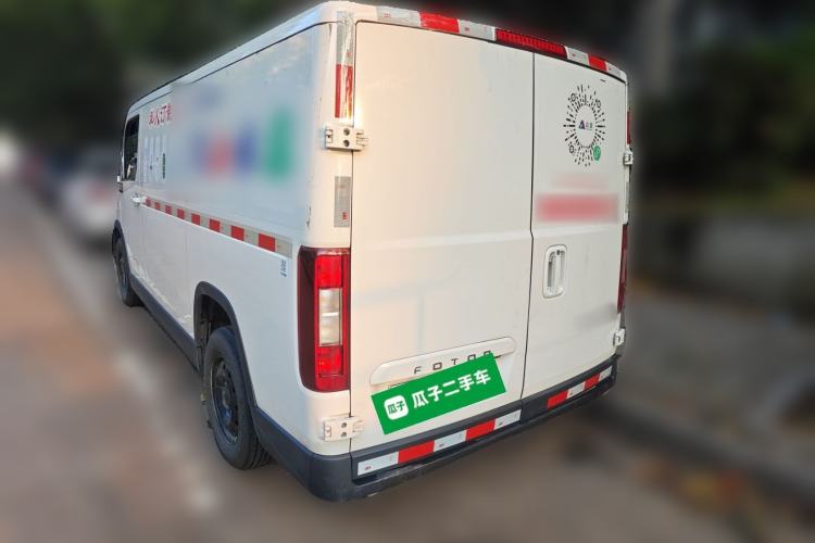 Used Foton Scenic i7 2025 Professional Logistics Short-Wheelbase Front-Wheel Drive Aiyike 41.86 kWh Zhiyuan Edition Flat Roof Single Tire 2 Seats Rear Left 45 Deg