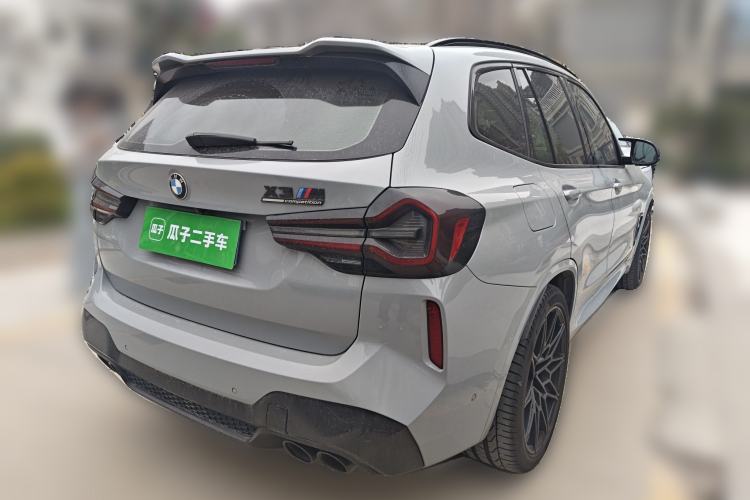 Used BMW X3 M 2022 X3 M Competition Edition Rear Right 45 Deg
