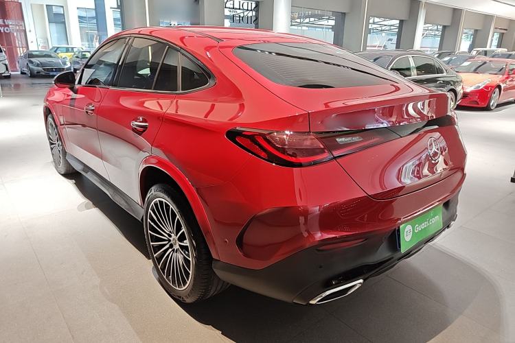 Used Mercedes-Benz GLC Coupe 2024 GLC 300 4MATIC Coupe SUV Rear Left 45 Deg