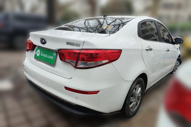 Used Kia K2 2015 Sedan 1.4L MT GLS Rear Right 45 Deg