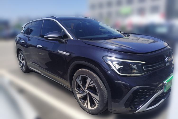 Used Volkswagen ID.6 CROZZ 2021 Revised Version Long-Range PRO Edition Front Right 45 Deg