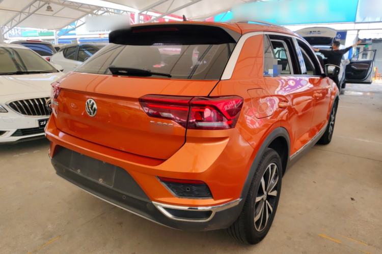 Used Volkswagen T-ROC 2018 280TSI DSG Two-Wheel-Drive Comfort Version China V Standard Rear Right 45 Deg
