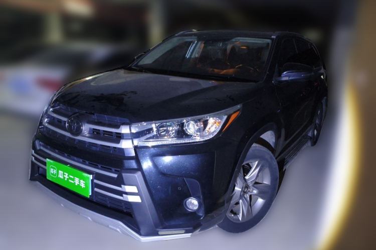 Used Toyota Highlander 2018 2.0T Four-Wheel Drive Prestige Version 7 Seats China V Emission Standard