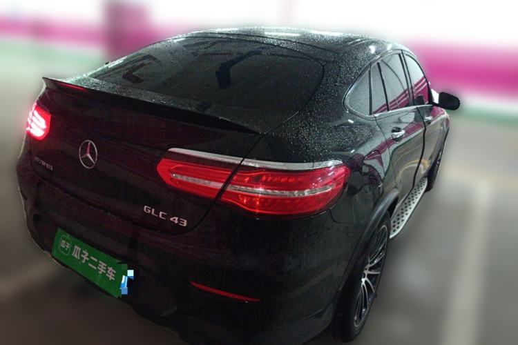 Used Mercedes-Benz GLC Coupe AMG 2017 AMG GLC 43 4MATIC Coupe SUV Rear Right 45 Deg