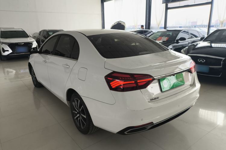 Used Geely Auto Emgrand 2019 Leading Edition 1.5L Manual Upgraded Connectivity Model China VI Standard Rear Left 45 Deg