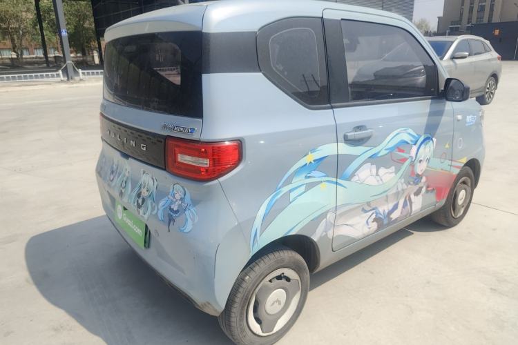 Used Wuling Hongguang MINIEV 2022 Zizai Version Lithium Iron Phosphate Rear Right 45 Deg