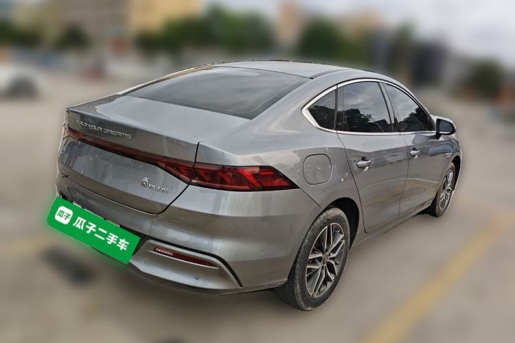 Used BYD Qin PLUS 2021 DM-i 120KM Flagship Model Rear Right 45 Deg