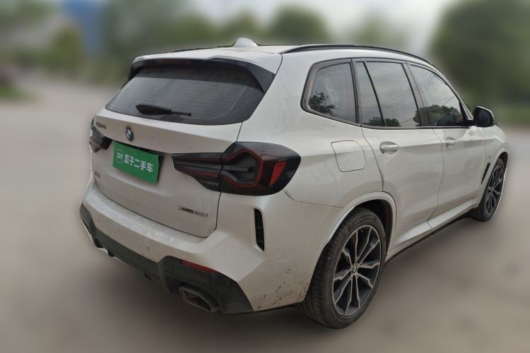 Used BMW X3 2022 Facelift xDrive30i Luxury Edition M Night Edition Package Rear Right 45 Deg