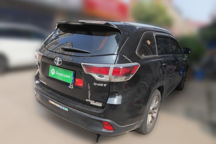 Used Toyota Highlander 2017 2.0T Four-Wheel Drive Luxury Edition 7 Seats Rear Right 45 Deg