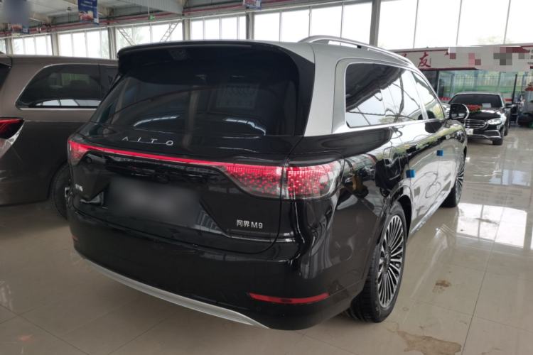 Used Hima AITO M9 2025 Extended-Range Max Version 52 kWh 5-Seater Edition Rear Right 45 Deg