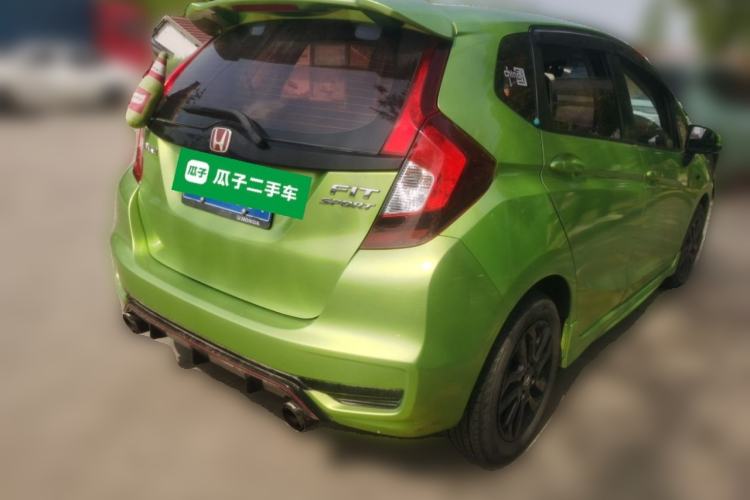 Used Honda Fit 2018 1.5L CVT Trendy Sports Edition Rear Right 45 Deg