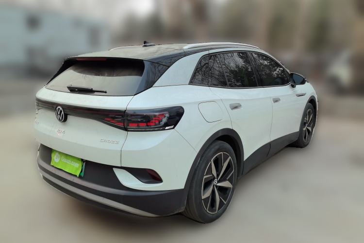 Used Volkswagen ID.4 CROZZ 2021 Yeyue First-Edition Two-Wheel-Drive Version Rear Right 45 Deg