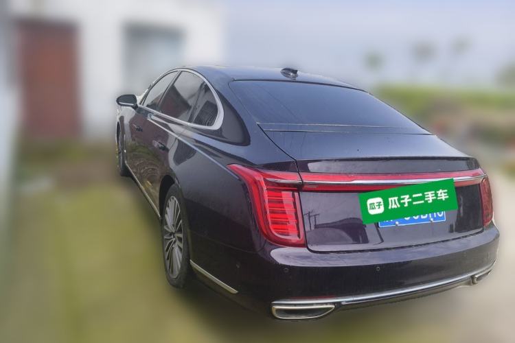 Used Hongqi H9 2020 2.0T Smart Connect Flagship Edition Rear Left 45 Deg
