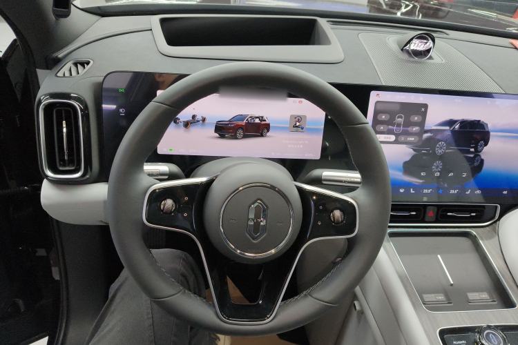 Used Hima AITO M9 2025 Pure Electric Ultra Version 100 kWh 6-Seater Model Steering Wheel