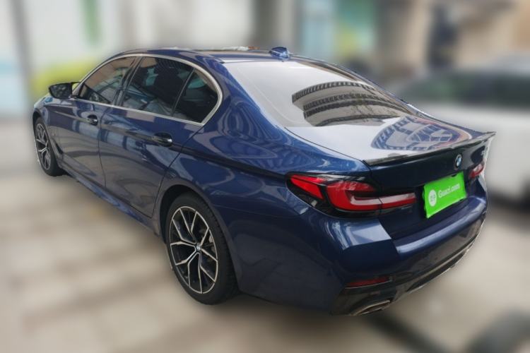 Used BMW 5 Series 2021 530Li Luxury Edition M Sport Package Rear Left 45 Deg