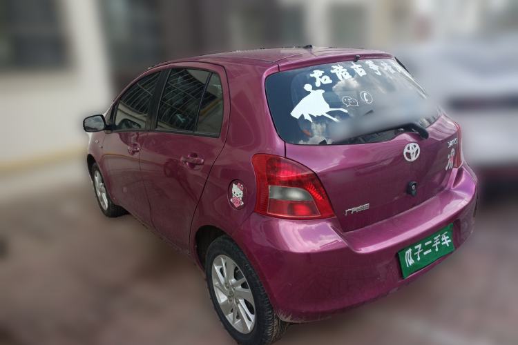 Used Toyota Yaris 2011 1.6E Automatic Charm Edition Rear Left 45 Deg