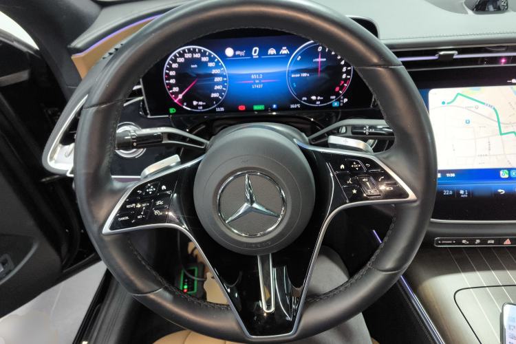 Used Mercedes-Benz E-Class New Energy 2024 E 350 e L Plug-in Hybrid Sedan Steering Wheel
