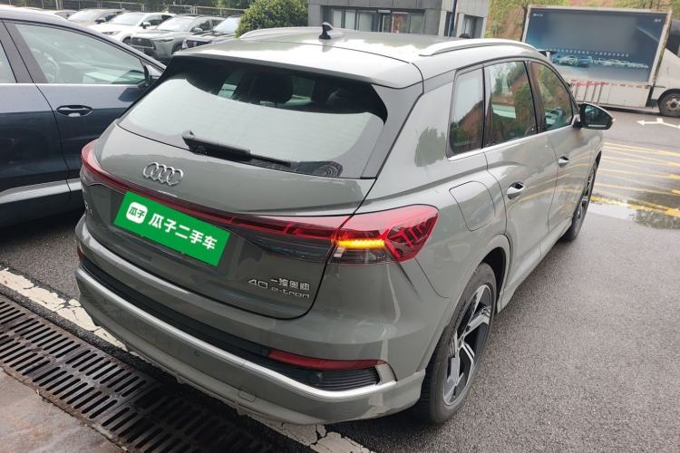 Used Audi Q4 e-tron 2024 40 e-tron Boundary Edition Rear Right 45 Deg