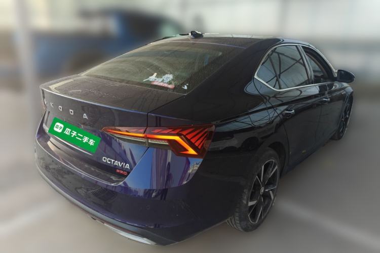 Used Skoda Octavia 2022 PRO TSI280 Luxury Edition Rear Right 45 Deg