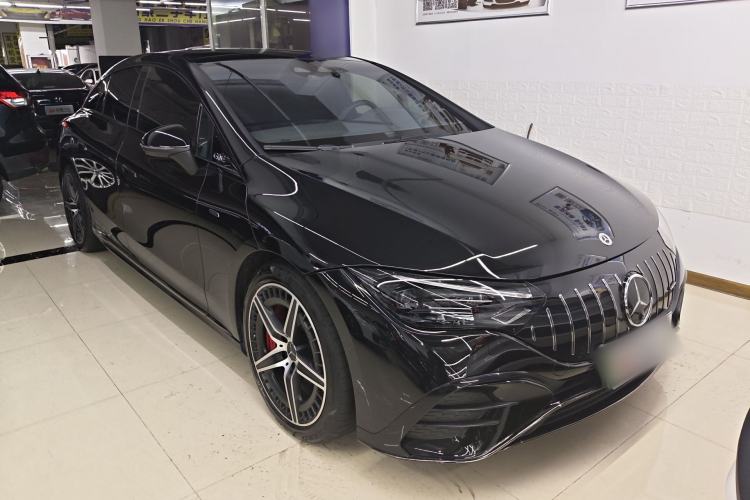 Used Mercedes-Benz EQE AMG 2023 AMG EQE 53 4MATIC+ Front Right 45 Deg