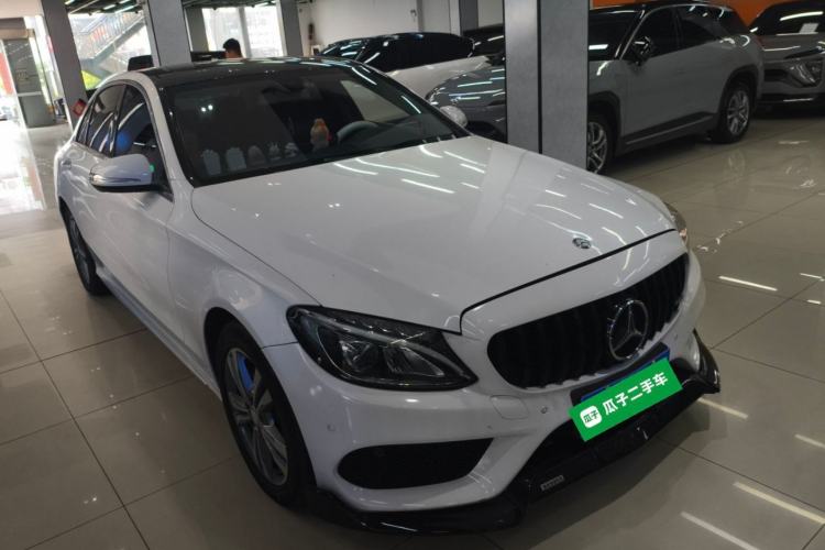 Used Mercedes-Benz C-Class 2017 C 200 L Sport Edition Front Right 45 Deg