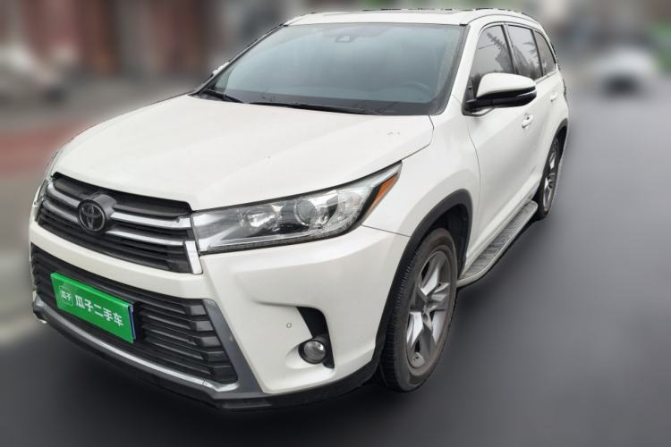 Used Toyota Highlander 2018 2.0T Four-Wheel Drive Prestige Version 7 Seats China V Emission Standard